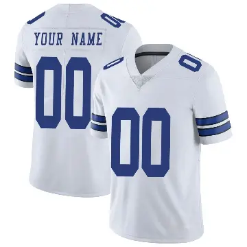 ＃00 Youth Custom White Limited Dallas Cowboys Vapor Untouchable Jersey