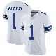 ＃1 Men's Jonathan Garibay White Limited Dallas Cowboys Vapor Untouchable Jersey