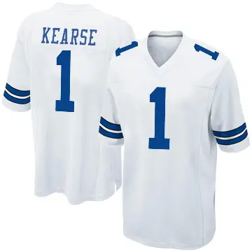 ＃1 Youth Jayron Kearse White Game Dallas Cowboys Jersey