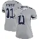 ＃11 Women's Micah Parsons Gray Legend Dallas Cowboys Inverted Jersey