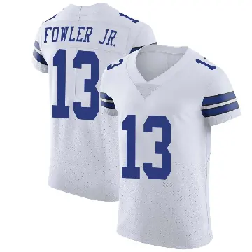 ＃13 Men's Dante Fowler Jr. White Elite Dallas Cowboys Vapor Untouchable Jersey