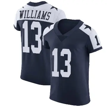 ＃13 Men's Seth Williams Navy Elite Dallas Cowboys Alternate Vapor Untouchable Jersey