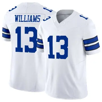 ＃13 Youth Seth Williams White Limited Dallas Cowboys Vapor F.U.S.E. Jersey