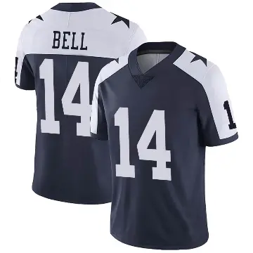 ＃14 Men's Markquese Bell Navy Limited Dallas Cowboys Alternate Vapor Untouchable Jersey