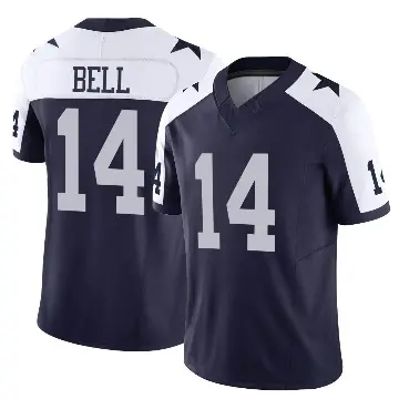 ＃14 Youth Markquese Bell Navy Limited Dallas Cowboys Alternate Vapor F.U.S.E. Jersey