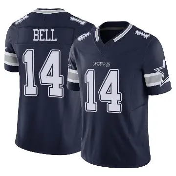 ＃14 Youth Markquese Bell Navy Limited Dallas Cowboys Vapor F.U.S.E. Jersey