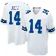 ＃14 Youth Markquese Bell White Game Dallas Cowboys Jersey