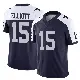 ＃15 Men's Ezekiel Elliott Navy Limited Dallas Cowboys Alternate Vapor F.U.S.E. Jersey