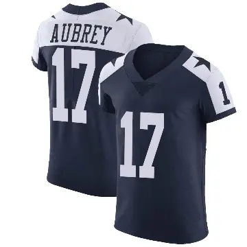 ＃17 Men's Brandon Aubrey Navy Elite Dallas Cowboys Alternate Vapor Untouchable Jersey