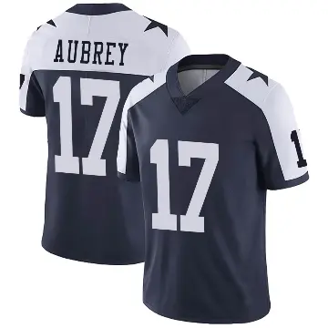 ＃17 Men's Brandon Aubrey Navy Limited Dallas Cowboys Alternate Vapor Untouchable Jersey