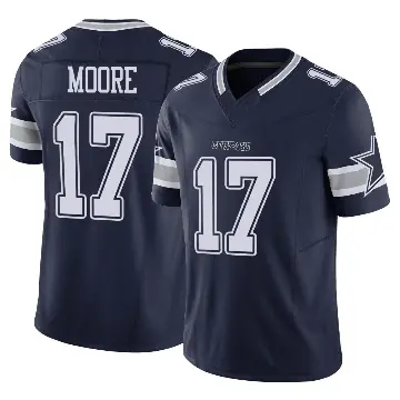＃17 Youth Kellen Moore Navy Limited Dallas Cowboys Vapor F.U.S.E. Jersey