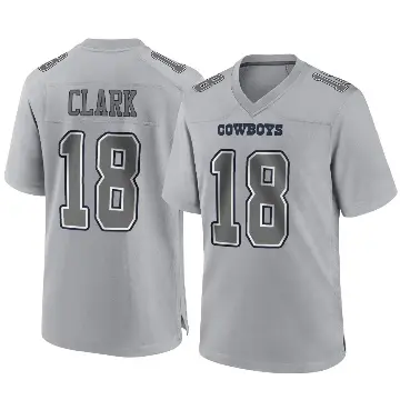 ＃18 Youth Damone Clark Gray Game Dallas Cowboys Atmosphere Fashion Jersey