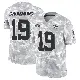 ＃19 Men's Dontario Drummond Arctic Camo Limited Dallas Cowboys 2024 Salute to Service Jersey