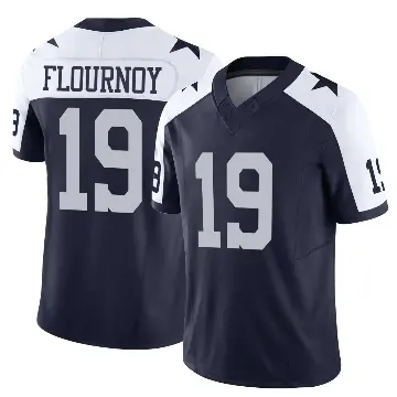 ＃19 Youth Ryan Flournoy Navy Limited Dallas Cowboys Alternate Vapor F.U.S.E. Jersey