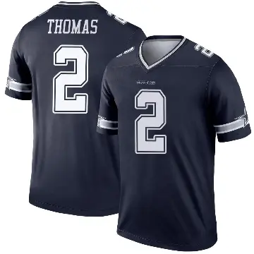 ＃2 Youth Juanyeh Thomas Navy Legend Dallas Cowboys Jersey