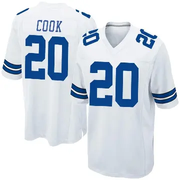 ＃20 Youth Dalvin Cook White Game Dallas Cowboys Jersey