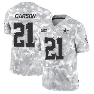 ＃21 Youth Caelen Carson Arctic Camo Limited Dallas Cowboys 2024 Salute to Service Jersey
