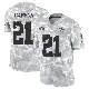 ＃21 Youth Caelen Carson Arctic Camo Limited Dallas Cowboys 2024 Salute to Service Jersey