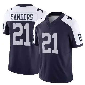 ＃21 Youth Deion Sanders Navy Limited Dallas Cowboys Alternate Vapor F.U.S.E. Jersey