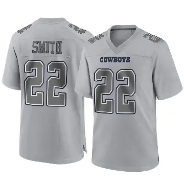 ＃22 Youth Emmitt Smith Gray Game Dallas Cowboys Atmosphere Fashion Jersey