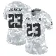 ＃23 Women's Buddy Johnson Arctic Camo Limited Dallas Cowboys 2024 Salute to Service Jersey