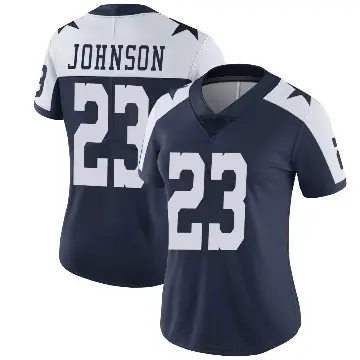 ＃23 Women's Buddy Johnson Navy Limited Dallas Cowboys Alternate Vapor Untouchable Jersey
