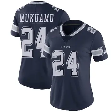 ＃24 Women's Israel Mukuamu Navy Limited Dallas Cowboys Team Color Vapor Untouchable Jersey