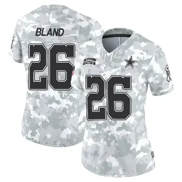 ＃26 Women's DaRon Bland Arctic Camo Limited Dallas Cowboys 2024 Salute to Service Jersey