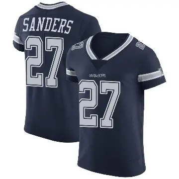 ＃27 Men's Miles Sanders Navy Elite Dallas Cowboys Team Color Vapor Untouchable Jersey