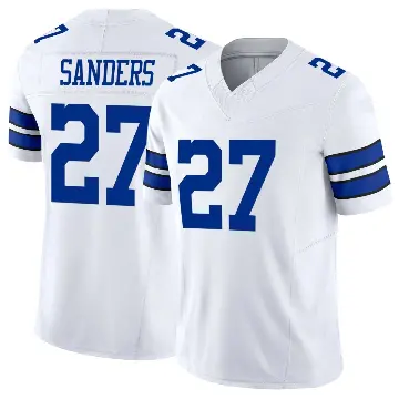 ＃27 Men's Miles Sanders White Limited Dallas Cowboys Vapor F.U.S.E. Jersey