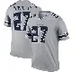 ＃27 Youth Shavon Revel Jr. Gray Legend Dallas Cowboys Inverted Jersey