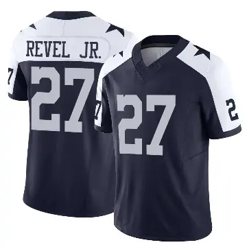 ＃27 Youth Shavon Revel Jr. Navy Limited Dallas Cowboys Alternate Vapor F.U.S.E. Jersey