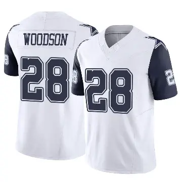 ＃28 Men's Darren Woodson White Limited Dallas Cowboys 2nd Alternate Vapor F.U.S.E. Jersey