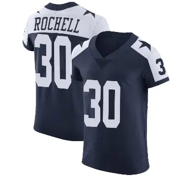 ＃30 Men's Robert Rochell Navy Elite Dallas Cowboys Alternate Vapor Untouchable Jersey