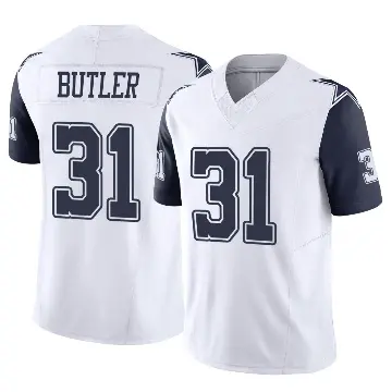 ＃31 Youth Josh Butler White Limited Dallas Cowboys 2nd Alternate Vapor F.U.S.E. Jersey