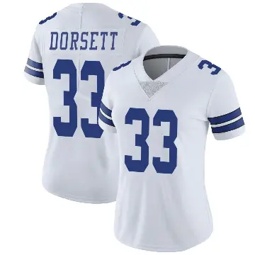 ＃33 Women's Tony Dorsett White Limited Dallas Cowboys Vapor Untouchable Jersey