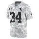 ＃34 Men's Jaydon Blue Arctic Camo Limited Dallas Cowboys 2024 Salute to Service Jersey
