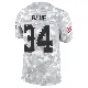 ＃34 Men's Jaydon Blue Arctic Camo Limited Dallas Cowboys 2024 Salute to Service Jersey