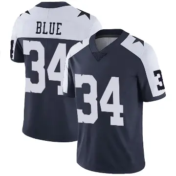 ＃34 Men's Jaydon Blue Navy Limited Dallas Cowboys Alternate Vapor Untouchable Jersey