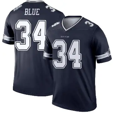 ＃34 Youth Jaydon Blue Navy Legend Dallas Cowboys Jersey