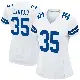 ＃35 Women's Marist Liufau White Game Dallas Cowboys Jersey