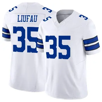 ＃35 Youth Marist Liufau White Limited Dallas Cowboys Vapor F.U.S.E. Jersey