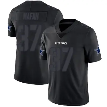 ＃37 Men's Phil Mafah Black Impact Limited Dallas Cowboys Jersey