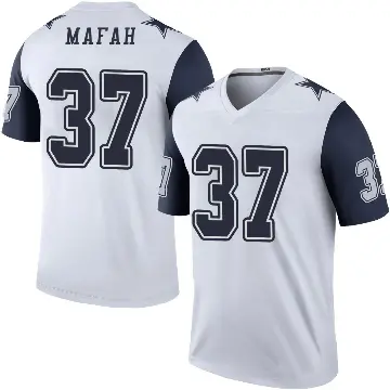 ＃37 Men's Phil Mafah White Legend Dallas Cowboys Color Rush Jersey