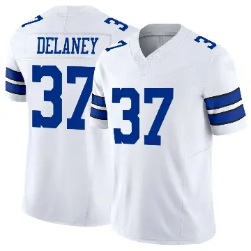 ＃37 Youth Dee Delaney White Limited Dallas Cowboys Vapor F.U.S.E. Jersey