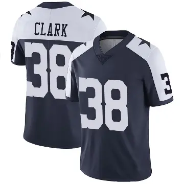 ＃38 Men's Alijah Clark Navy Limited Dallas Cowboys Alternate Vapor Untouchable Jersey