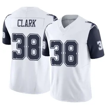 ＃38 Youth Alijah Clark White Limited Dallas Cowboys 2nd Alternate Vapor F.U.S.E. Jersey