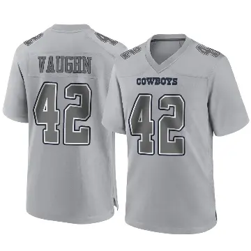 ＃42 Youth Deuce Vaughn Gray Game Dallas Cowboys Atmosphere Fashion Jersey