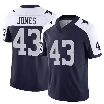 ＃43 Men's Joe Jones Navy Limited Dallas Cowboys Alternate Vapor F.U.S.E. Jersey