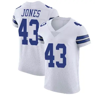 ＃43 Men's Joe Jones White Elite Dallas Cowboys Vapor Untouchable Jersey